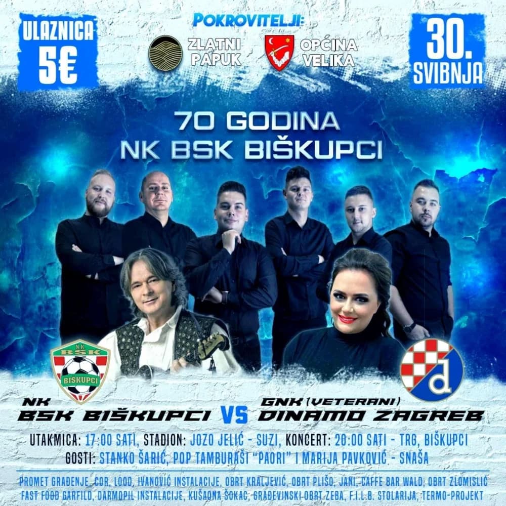 NK BSK Biškupci- proslavu 70 godina postojanja