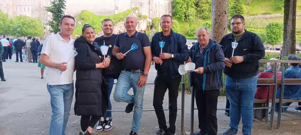 FOTO: Trenkovi panduri na hodočašću u Lurd