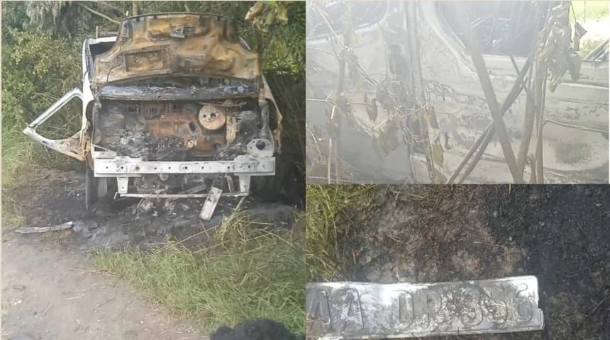Prevozio migrante kombijem pa sletio u kanal. Kombi se zapalio, a konji se razbježali!