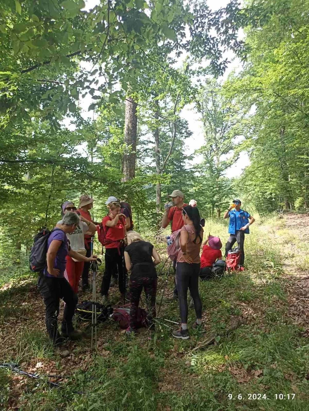 Članovi HPD ’Sokolovac’ Požega na 31. Antunovskom pikniku