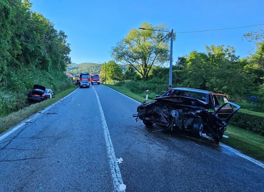 FOTO: Danas teža prometna nesreća u Orljavcu