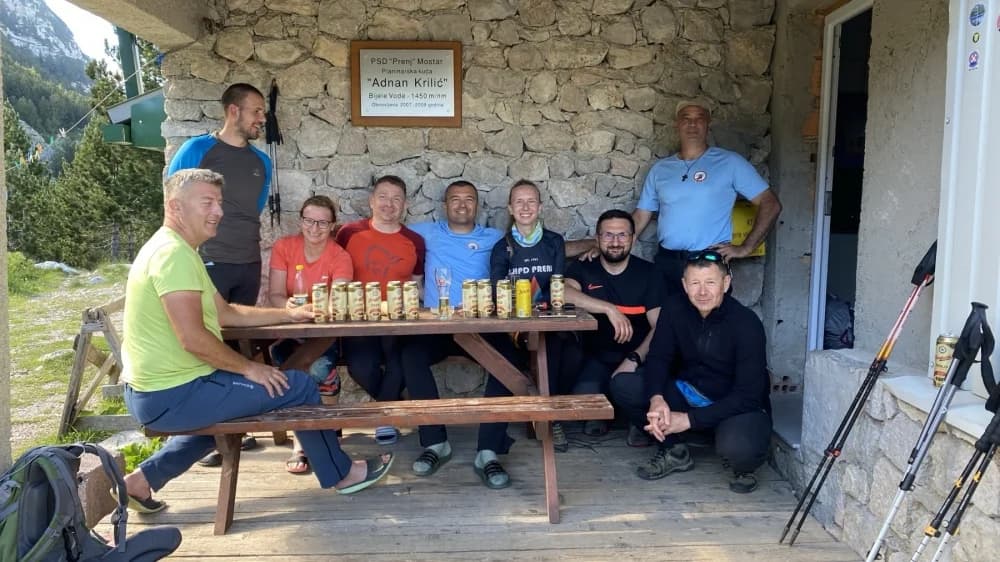 HPD Gojzerica na izletu u Prenj- BiH pohodila vrhove  Zelena glava 2155 mnv i Otiš 2097 mnv