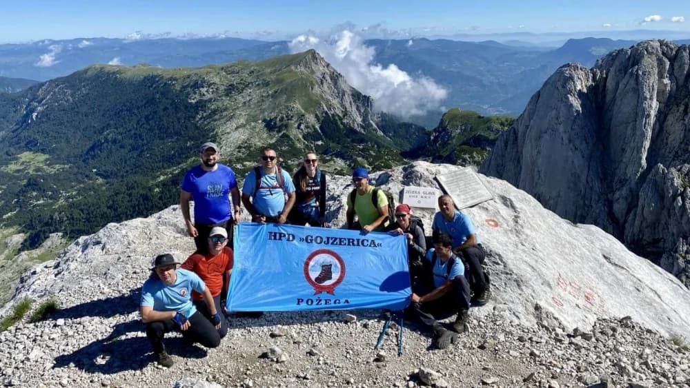 HPD Gojzerica na izletu u Prenj- BiH pohodila vrhove  Zelena glava 2155 mnv i Otiš 2097 mnv