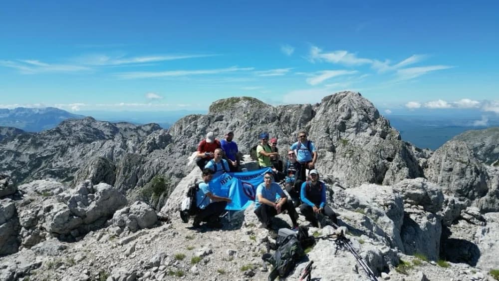 HPD Gojzerica na izletu u Prenj- BiH pohodila vrhove  Zelena glava 2155 mnv i Otiš 2097 mnv