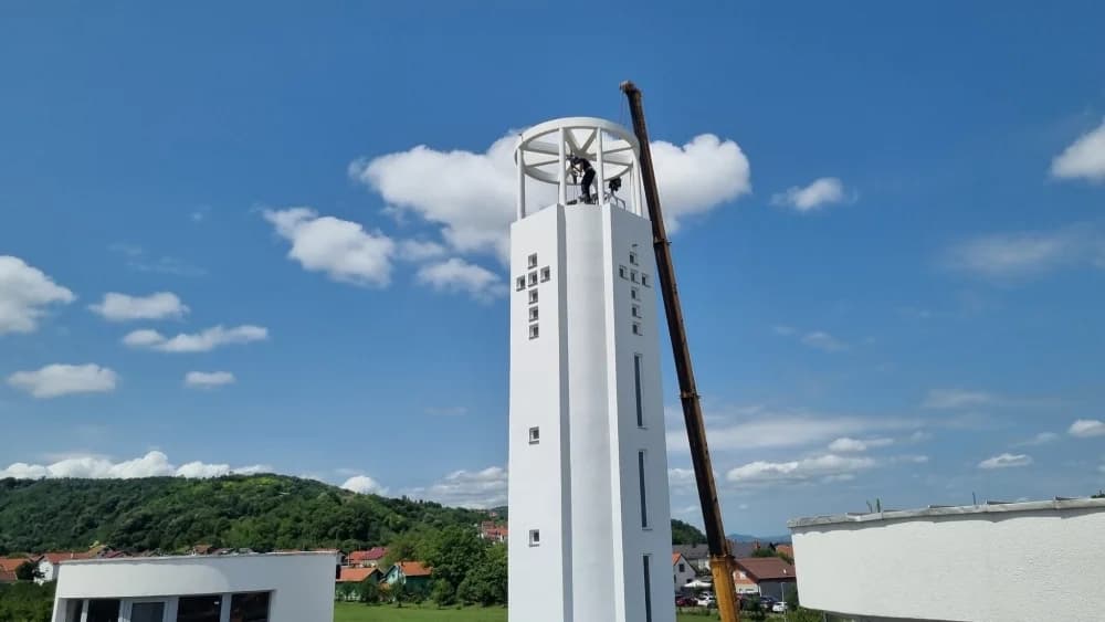FOTO: Blagoslov novih zvona u požeškoj Župi sv. Ivana Krstitelja