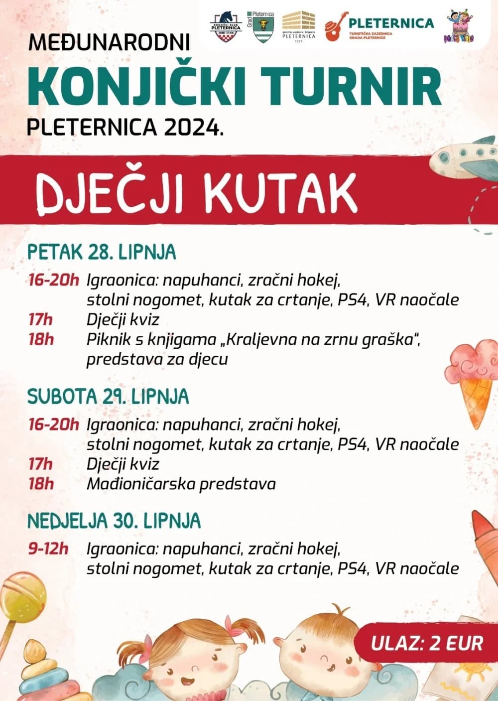 Danas u Pleternici počinje program Međunarodnog konjičkog turnira, najvećeg u Hrrvatskoj