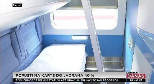 HŽ vlak od Osijeka do Splita