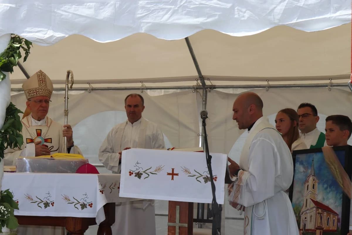 U Marinom Selu proslavljena stogodišnjica crkve Svetog Ivana Krstitelja
