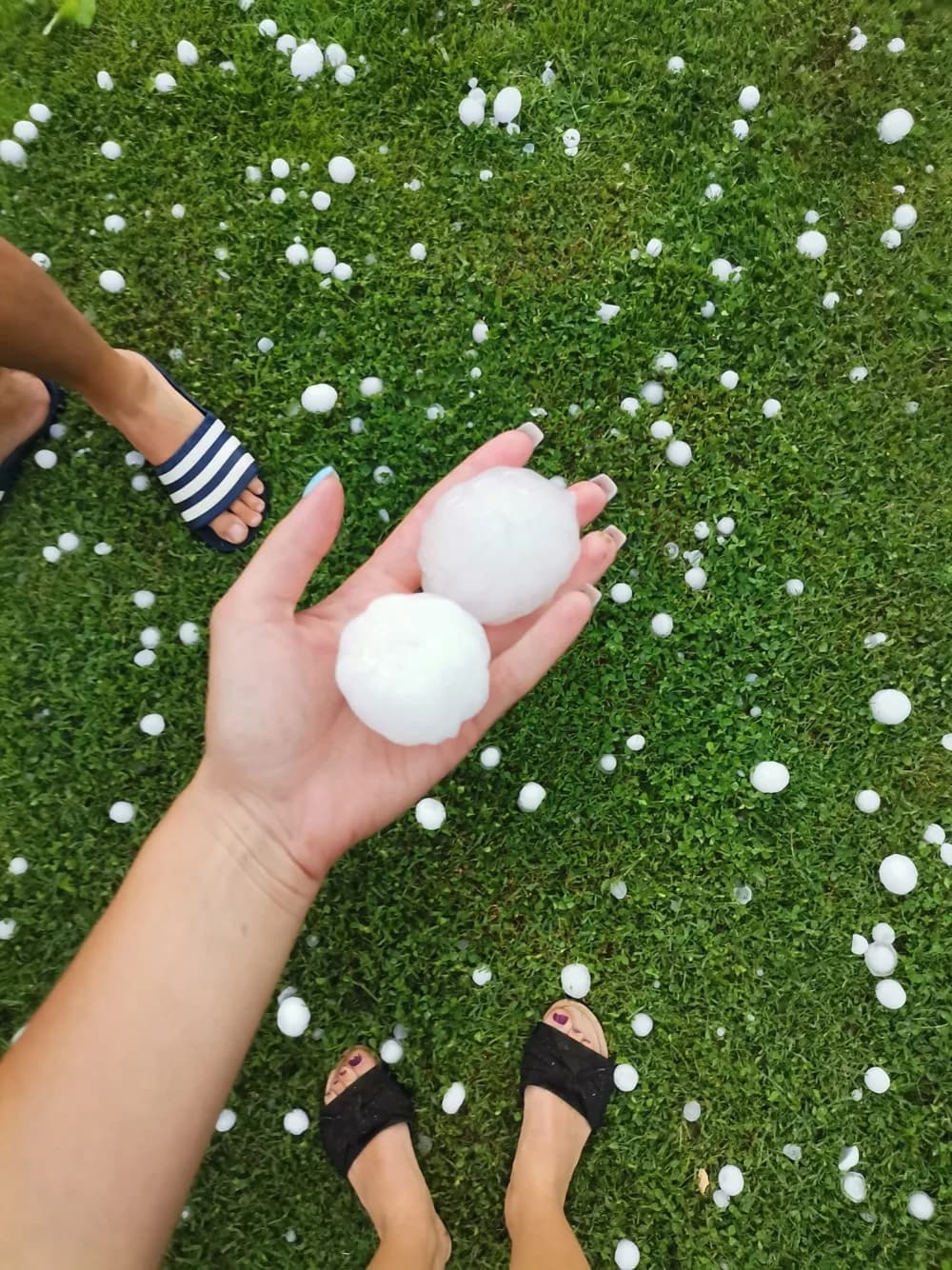FOTO: Nevrijeme praćeno tučom poharalo istočni dio naše i susjednu županiju