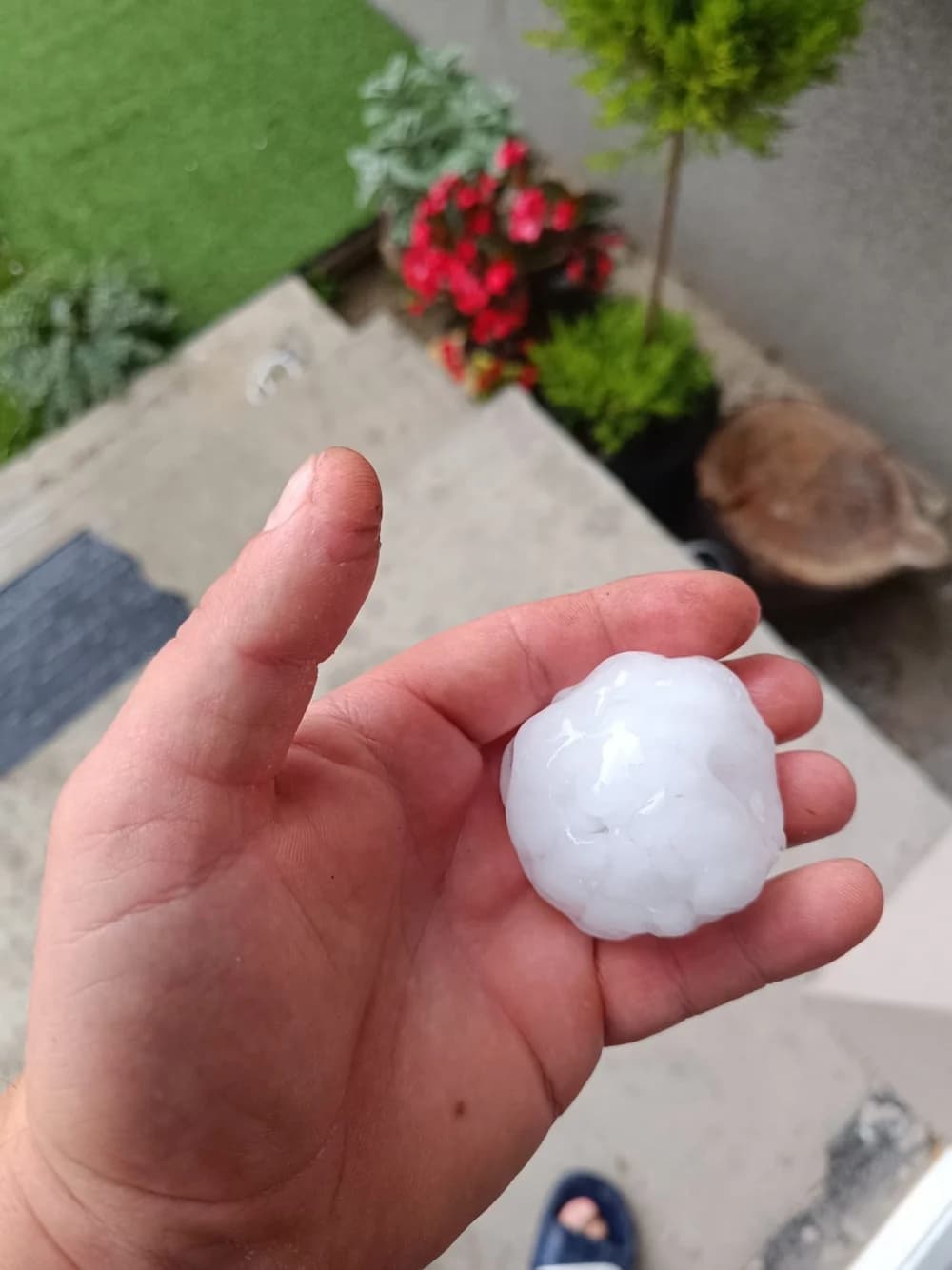 FOTO: Nevrijeme praćeno tučom poharalo istočni dio naše i susjednu županiju
