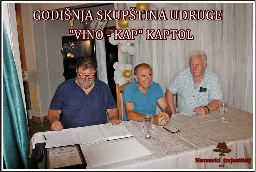 Održana godišnja skupština Udruge ’VINO-KAP’ iz Kaptola