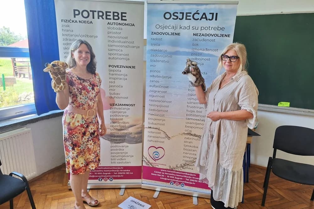 NENASILNA KOMUNIKACIJA Edukacija u pakračkoj OŠ prva takve vrste u Hrvatskoj