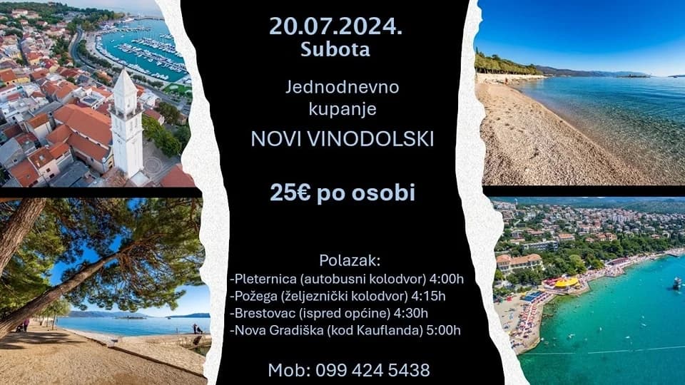 Šostar prijevoz poklanja jednodnevni izlet na more obitelji s djecom slabijeg imovinskog stanja
