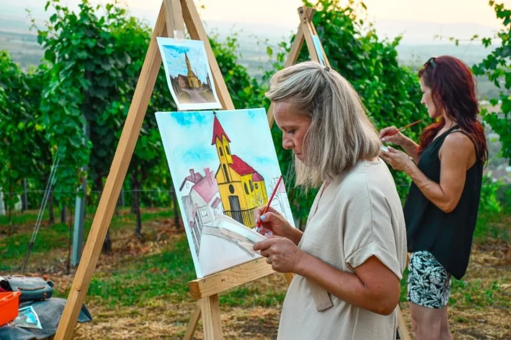FOTO: Umjetnost, vino i zabava na vili Vinkomir u Kutjevu