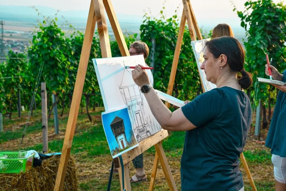 FOTO: Umjetnost, vino i zabava na vili Vinkomir u Kutjevu