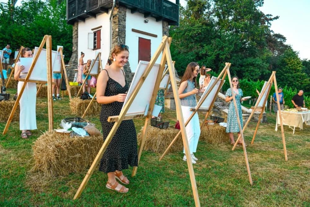FOTO: Umjetnost, vino i zabava na vili Vinkomir u Kutjevu