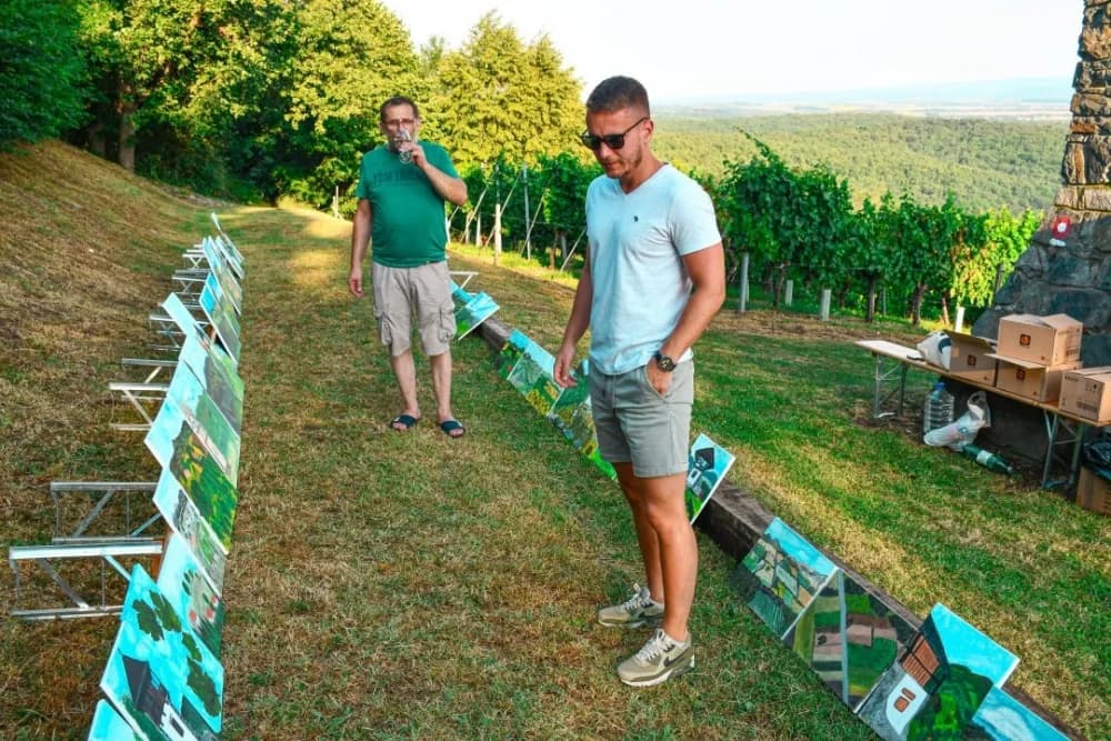 FOTO: Umjetnost, vino i zabava na vili Vinkomir u Kutjevu