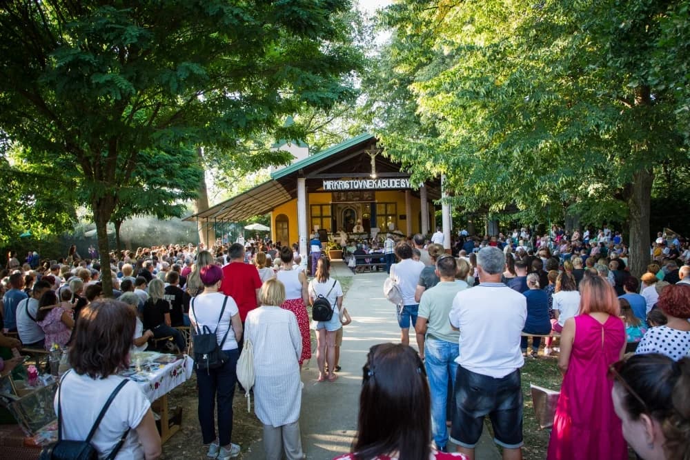 Proslava sv. Joakima i Ane u svetištu sv. Ane kod Bistrinca