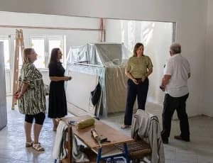 Obilazak radova na dječjem vrtiću u Alilovcima