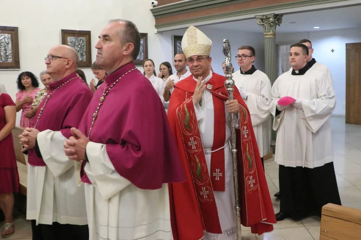Služba prvih Večernjih hvala u čast sv. Lovre i otvorenje bdijenja