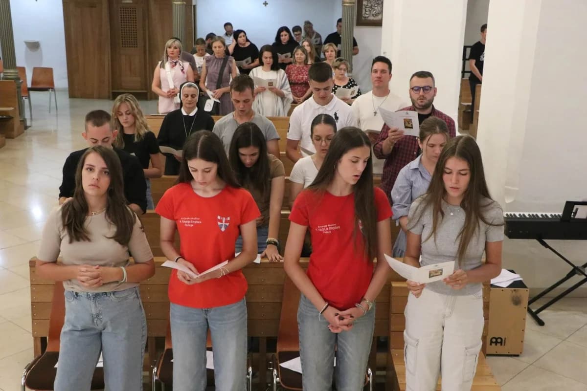 Služba prvih Večernjih hvala u čast sv. Lovre i otvorenje bdijenja