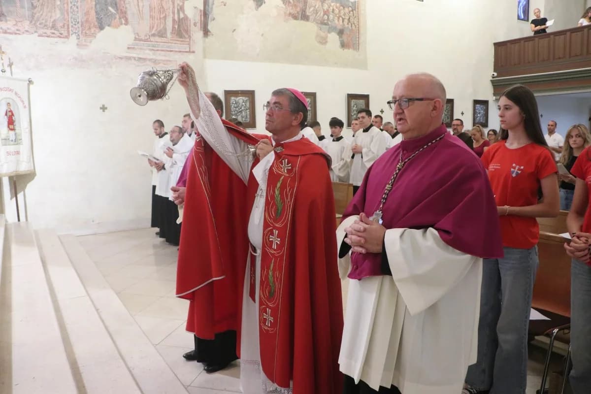 Služba prvih Večernjih hvala u čast sv. Lovre i otvorenje bdijenja