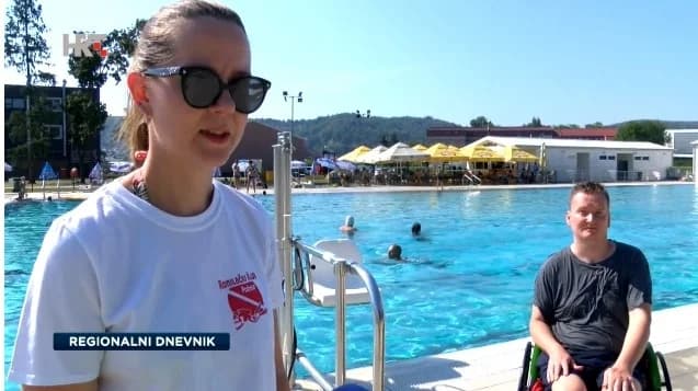 Atraktivni sadržaji na požeškim bazenima koje provode požeški HGSS-ovci i ronioci