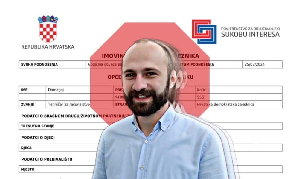 Povjerenstvo za odlučivanje o sukobu interesa kaznilo Domagoja Katića