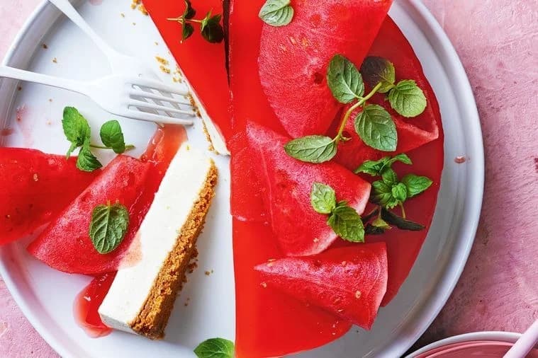 Cheesecake s lubenicom
