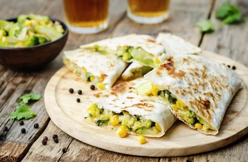 Tortilje sa sirom i tikvicama