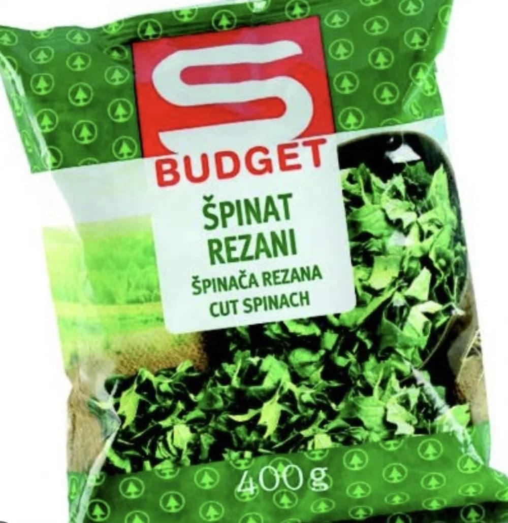 S-Budget Špinat 400 g, proizvođača ZMH Horvat d.o.o.