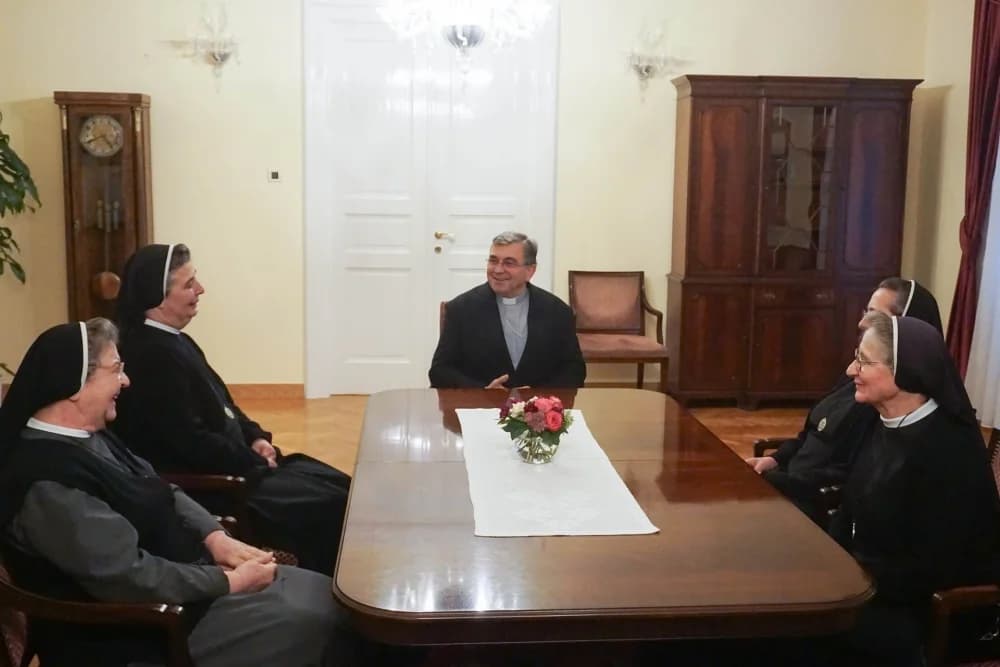 Biskup Martinović primio provincijsku glavaricu Sarajevske Provincije sestara Služavki Maloga Isusa