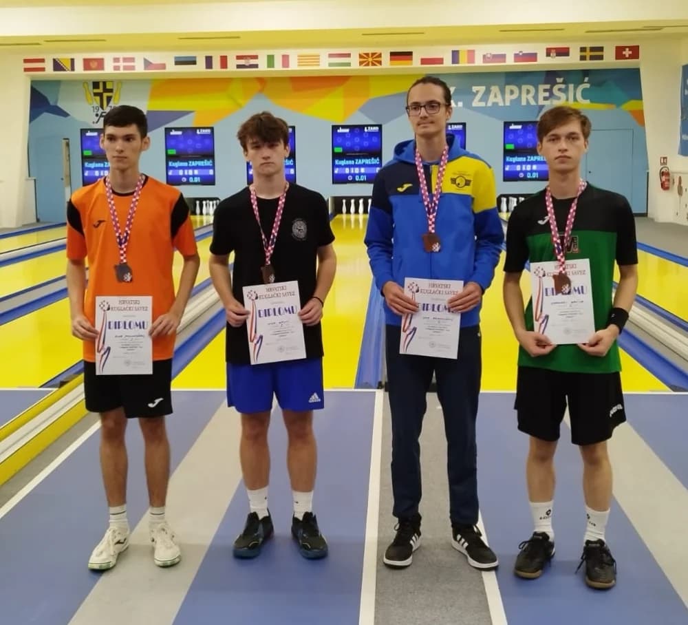 Pakračanin Niko Kalvi prvak države u kuglanju u sprintu za juniore (U19)