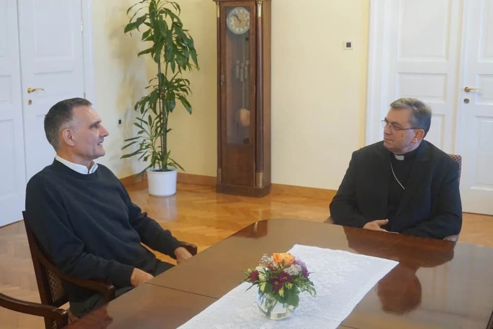 Biskup Martinović primio brata Ulricha iz Taizéa