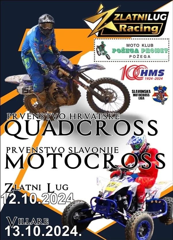 Sutra počinju dvodnevne utrke za prvenstvo Hrvatske u quadcrossu i prvenstvo Slavonije u motocrossu