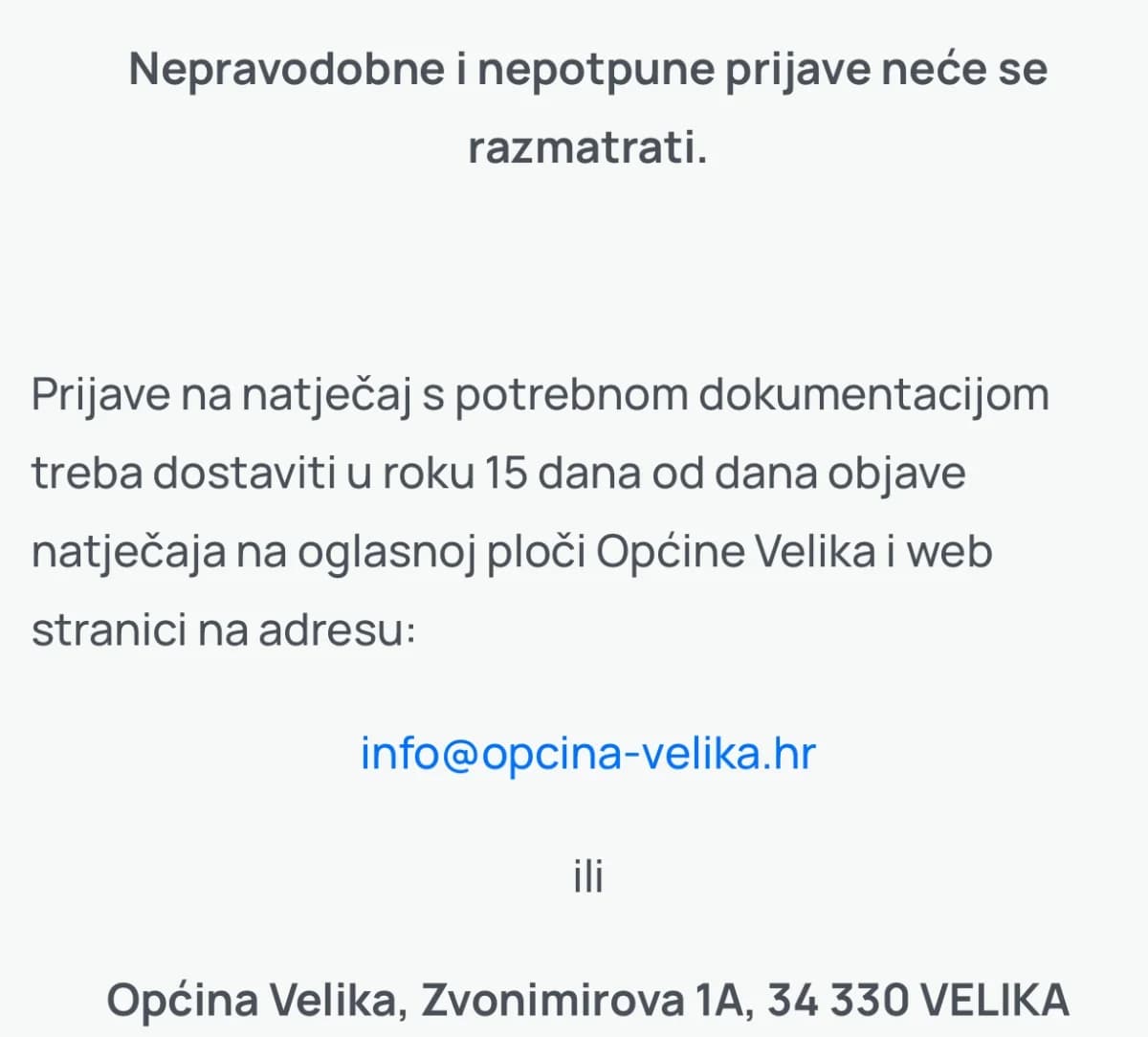 Velika: Javni natječaj za dodjelu učeničkih i studentskih stipendija