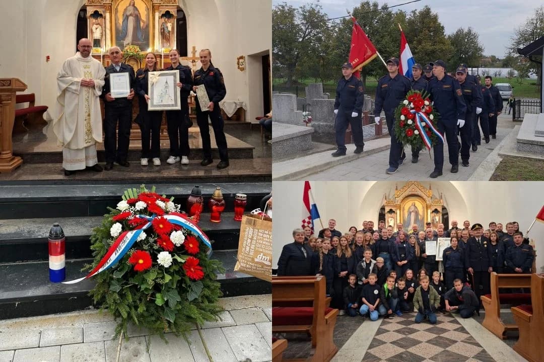 Položen vijenac poginulim i preminulim vatrogascima te hrvatskim braniteljima