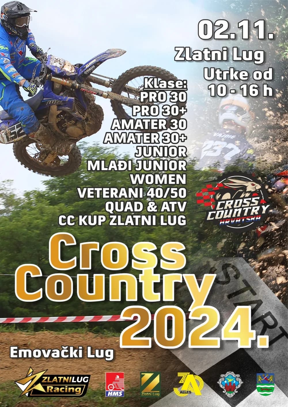 U subotu utrka za Otvoreno Prvenstvo Hrvatske u CrossCountry