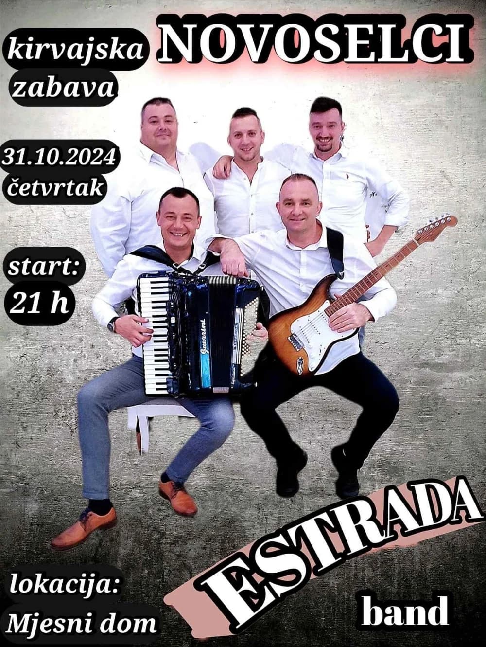 Večeras velika kirvajska zabava u Novoselcima