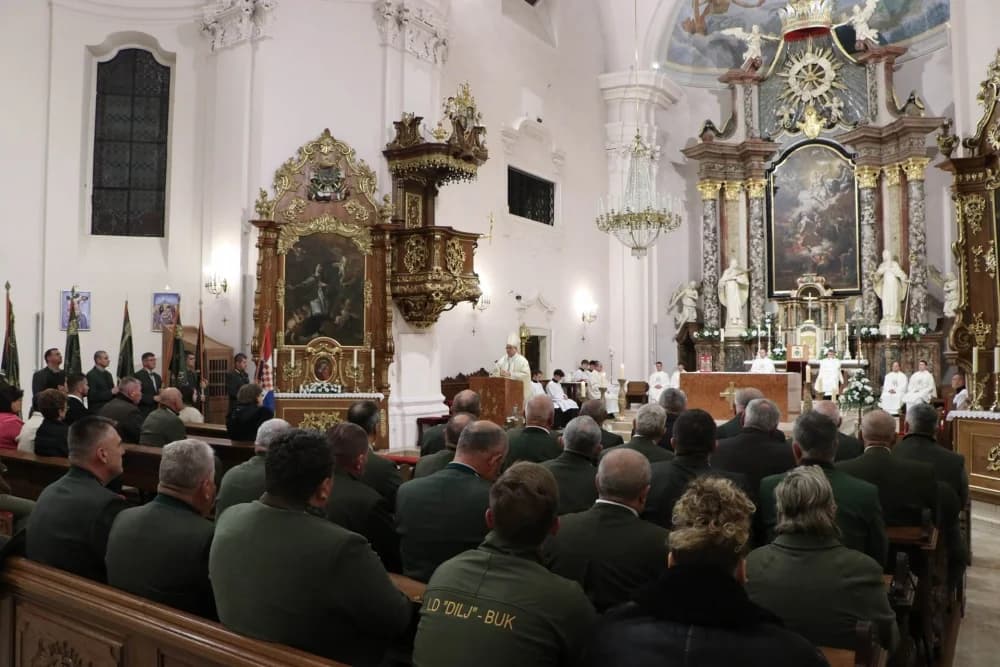 Proslava sv. Huberta u požeškoj Katedrali