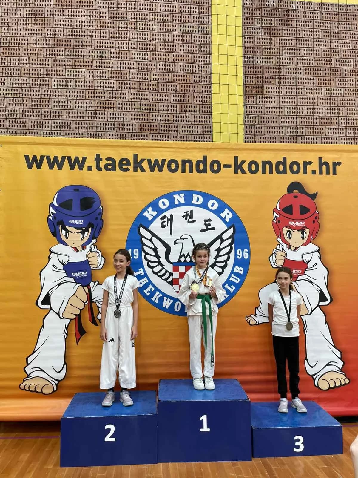 Taekwon-do klub „Velika“:  Nikol Nikić osvojila ’Kondor open’