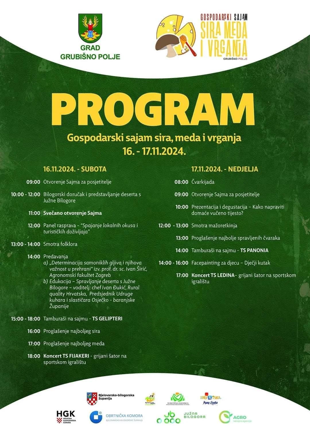 Prezentacija tradicije kroz okuse ovu subotu na Sajmu sira, meda i vrganja