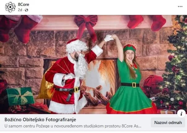 Želite božićno fotografiranje za svoju obitelj? Donosimo nekoliko studija u Požeštini gdje će to biti moguće