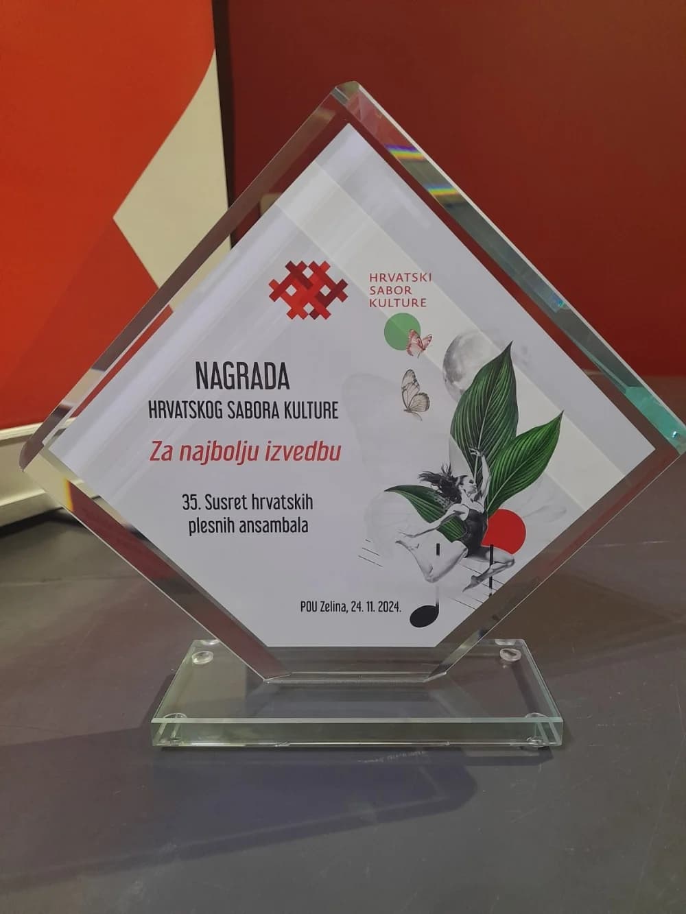 Požeški plesači osvojili Nagradu za najbolju izvedbu na 35. Susretima plesnih ansambala Hrvatske