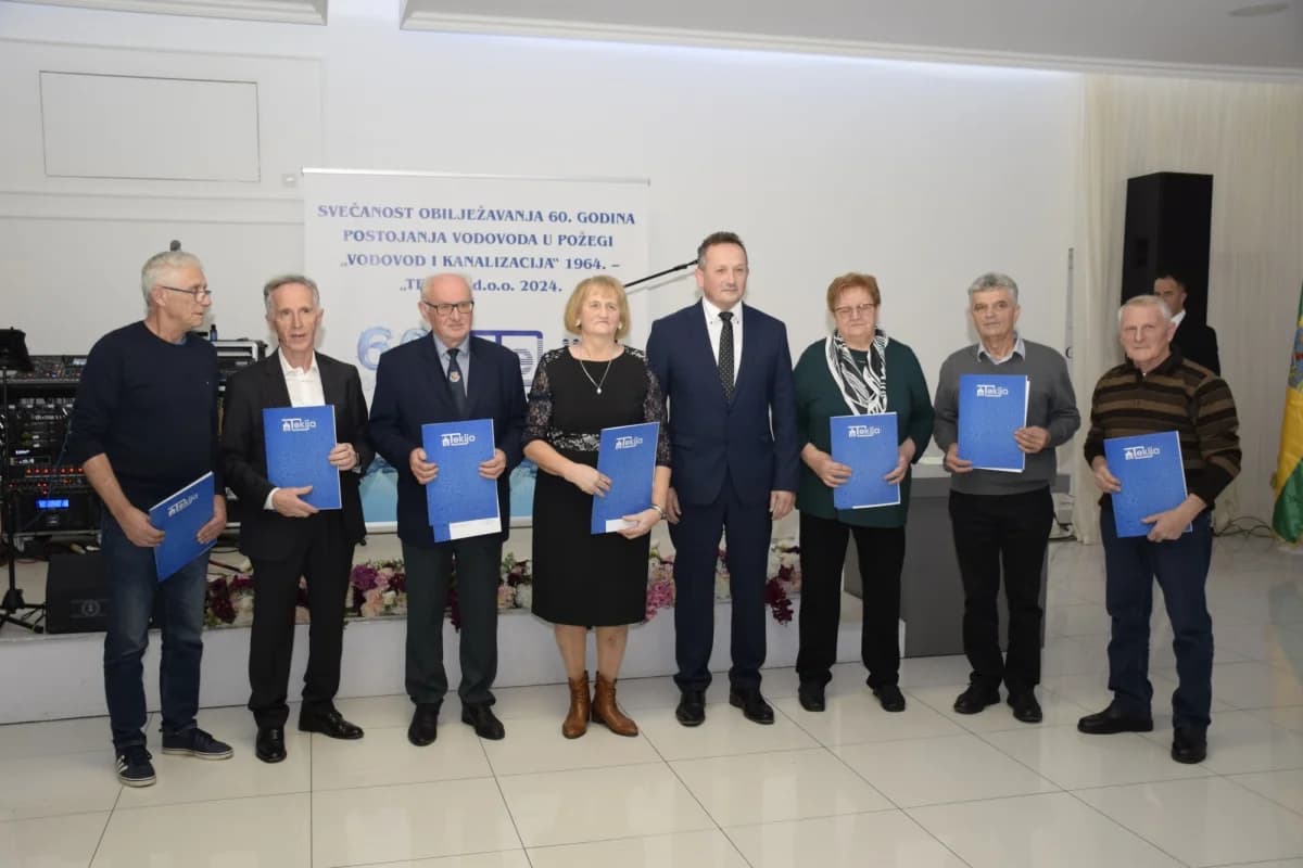 Svečanom proslavom obilježeno 60 godina postojanja vodovoda u Požegi