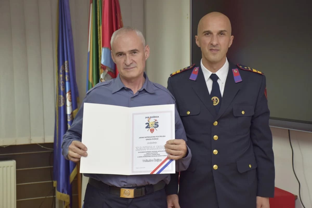 Svečanom sjednicom obilježeno 25. godina JVP-a Grada Požege