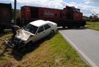U sudaru osobnog automobila i vlaka teško ozlijeđene dvije osobe