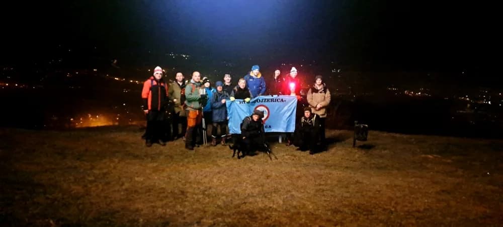 FOTO: Noćni izlet na Vrhovački grad - HPD Gojzerica Požega