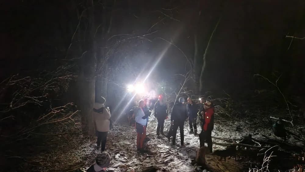 FOTO: Noćni izlet na Vrhovački grad - HPD Gojzerica Požega