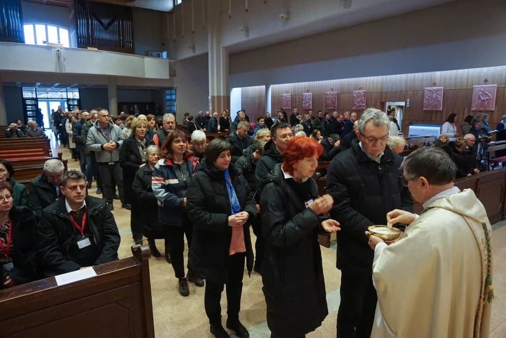 Biskup Martinović predvodio euharistijsko slavlje prigodom godišnjeg Sabora Hrvatske zajednice Bračnih susreta